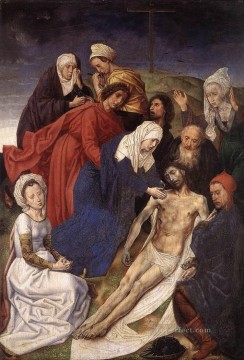 Hugo van der Goes Painting - La lamentación de Cristo Hugo van der Goes